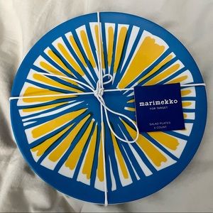 Marimekko Salad Plates (4)